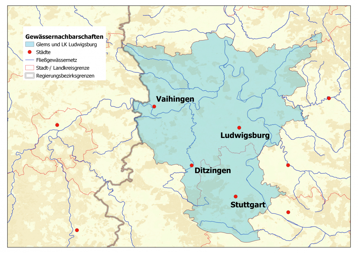 Glems und Landkreis Ludwigsburg